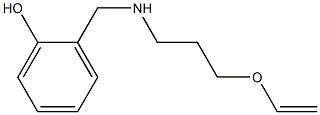 2-({[3-(ethenyloxy)propyl]amino}methyl)phenol Struktur