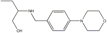 2-({[4-(morpholin-4-yl)phenyl]methyl}amino)butan-1-ol Struktur