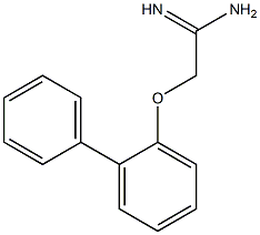 2-(1,1'-biphenyl-2-yloxy)ethanimidamide Struktur