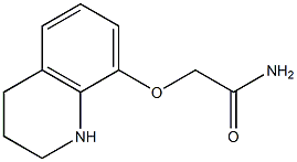 2-(1,2,3,4-tetrahydroquinolin-8-yloxy)acetamide Struktur