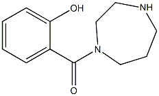 2-(1,4-diazepan-1-ylcarbonyl)phenol Struktur