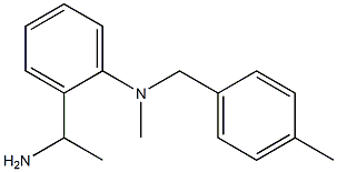 2-(1-aminoethyl)-N-methyl-N-[(4-methylphenyl)methyl]aniline Struktur