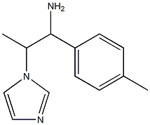 2-(1H-imidazol-1-yl)-1-(4-methylphenyl)propan-1-amine Struktur