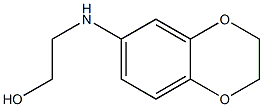 2-(2,3-dihydro-1,4-benzodioxin-6-ylamino)ethan-1-ol Struktur