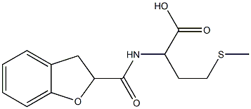 2-(2,3-dihydro-1-benzofuran-2-ylformamido)-4-(methylsulfanyl)butanoic acid Struktur