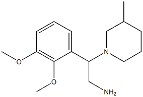 2-(2,3-dimethoxyphenyl)-2-(3-methylpiperidin-1-yl)ethanamine Struktur