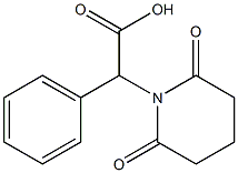 2-(2,6-dioxopiperidin-1-yl)-2-phenylacetic acid Struktur