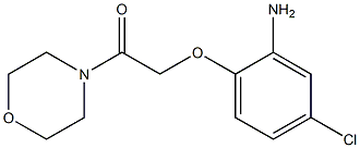 2-(2-amino-4-chlorophenoxy)-1-(morpholin-4-yl)ethan-1-one Struktur