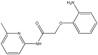 2-(2-aminophenoxy)-N-(6-methylpyridin-2-yl)acetamide Struktur