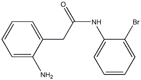 2-(2-aminophenyl)-N-(2-bromophenyl)acetamide Struktur