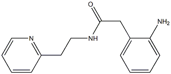 2-(2-aminophenyl)-N-(2-pyridin-2-ylethyl)acetamide Struktur