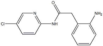 2-(2-aminophenyl)-N-(5-chloropyridin-2-yl)acetamide Struktur