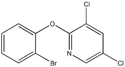 2-(2-bromophenoxy)-3,5-dichloropyridine Struktur