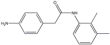 2-(4-aminophenyl)-N-(2,3-dimethylphenyl)acetamide Struktur