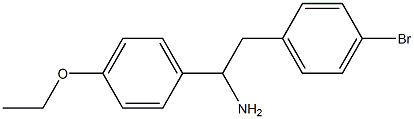 2-(4-bromophenyl)-1-(4-ethoxyphenyl)ethan-1-amine Struktur