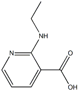 2-(ethylamino)pyridine-3-carboxylic acid Struktur