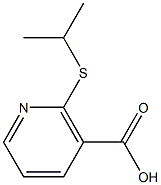 2-(isopropylthio)nicotinic acid Struktur