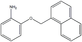 2-(naphthalen-1-ylmethoxy)aniline Struktur