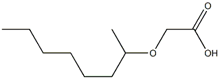 2-(octan-2-yloxy)acetic acid Struktur