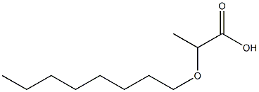 2-(octyloxy)propanoic acid Struktur