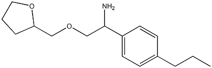 2-(oxolan-2-ylmethoxy)-1-(4-propylphenyl)ethan-1-amine Struktur