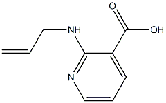 2-(prop-2-en-1-ylamino)pyridine-3-carboxylic acid Struktur