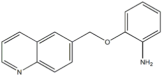 2-(quinolin-6-ylmethoxy)aniline Struktur