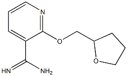 2-(tetrahydrofuran-2-ylmethoxy)pyridine-3-carboximidamide Struktur