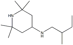 2,2,6,6-tetramethyl-N-(2-methylbutyl)piperidin-4-amine Struktur