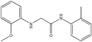 2-[(2-methoxyphenyl)amino]-N-(2-methylphenyl)acetamide Struktur