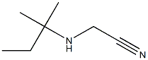 2-[(2-methylbutan-2-yl)amino]acetonitrile Struktur