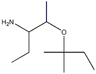 2-[(2-methylbutan-2-yl)oxy]pentan-3-amine Struktur