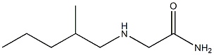 2-[(2-methylpentyl)amino]acetamide Struktur