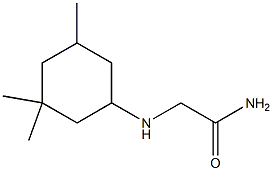 2-[(3,3,5-trimethylcyclohexyl)amino]acetamide Struktur