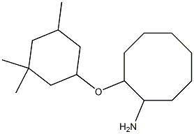 2-[(3,3,5-trimethylcyclohexyl)oxy]cyclooctan-1-amine Struktur