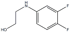 2-[(3,4-difluorophenyl)amino]ethan-1-ol Struktur