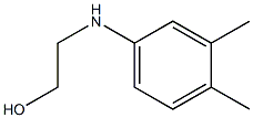 2-[(3,4-dimethylphenyl)amino]ethan-1-ol Struktur