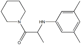 2-[(3,5-dimethylphenyl)amino]-1-(piperidin-1-yl)propan-1-one Struktur