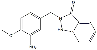 2-[(3-amino-4-methoxyphenyl)methyl]-2H,3H-[1,2,4]triazolo[3,4-a]pyridin-3-one Struktur