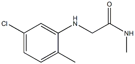 2-[(5-chloro-2-methylphenyl)amino]-N-methylacetamide Struktur