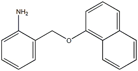 2-[(naphthalen-1-yloxy)methyl]aniline Struktur