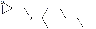 2-[(octan-2-yloxy)methyl]oxirane Struktur