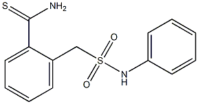 2-[(phenylsulfamoyl)methyl]benzene-1-carbothioamide Struktur