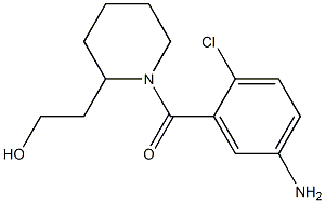 2-[1-(5-amino-2-chlorobenzoyl)piperidin-2-yl]ethanol Struktur