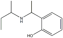 2-[1-(butan-2-ylamino)ethyl]phenol Struktur