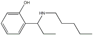 2-[1-(pentylamino)propyl]phenol Struktur