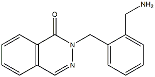 2-[2-(aminomethyl)benzyl]phthalazin-1(2H)-one Struktur