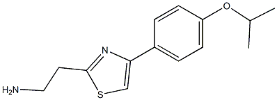 2-[4-(4-isopropoxyphenyl)-1,3-thiazol-2-yl]ethanamine Struktur