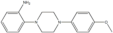 2-[4-(4-methoxyphenyl)piperazin-1-yl]aniline Struktur