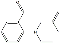 2-[ethyl(2-methylprop-2-en-1-yl)amino]benzaldehyde Struktur